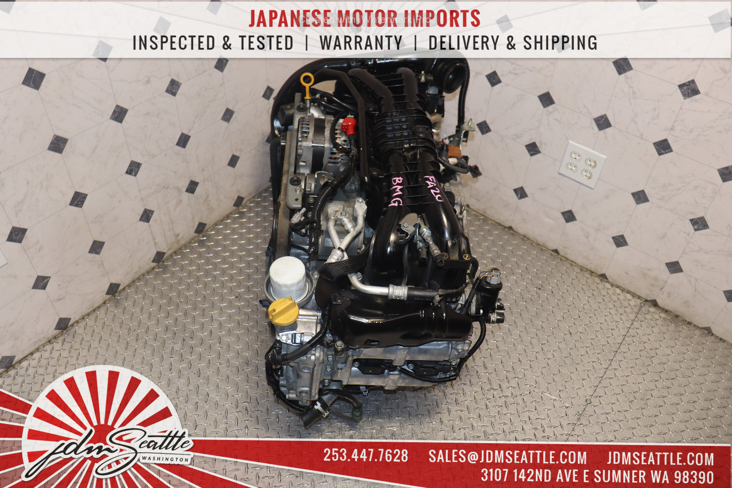 JDM FA20DIT 2015 - 2021 SUBARU WRX ENGINE 2.0L FA20T TURBO MOTOR