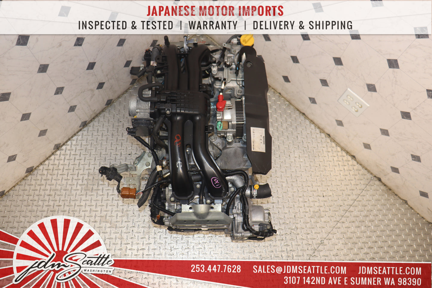 JDM FB20 AVCS ENGINE 12-15 SUBARU XV CROSSTREK 12-15 IMPREZA 2.0L DOHC MOTOR