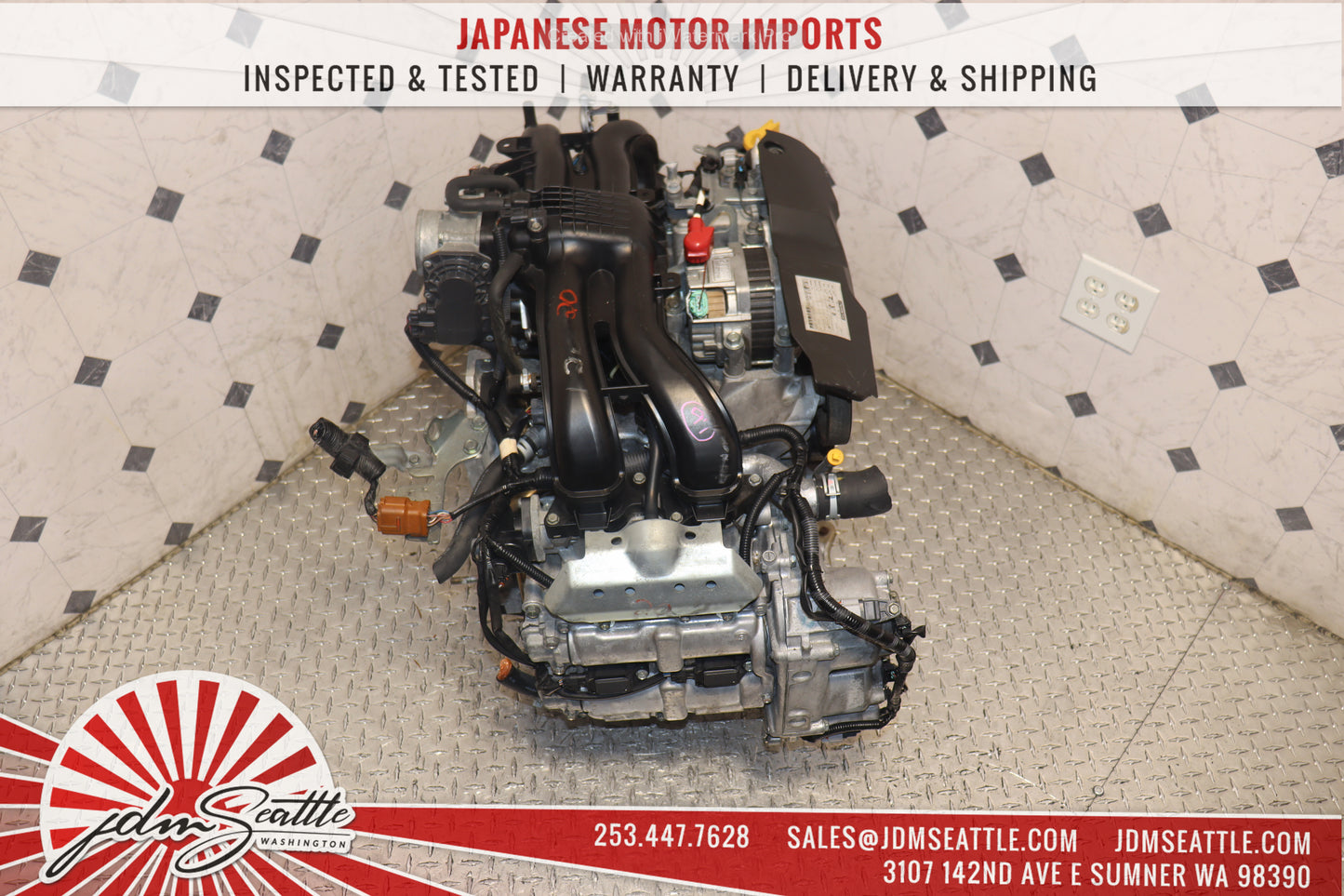 JDM FB20 AVCS ENGINE 12-15 SUBARU XV CROSSTREK 12-15 IMPREZA 2.0L DOHC MOTOR