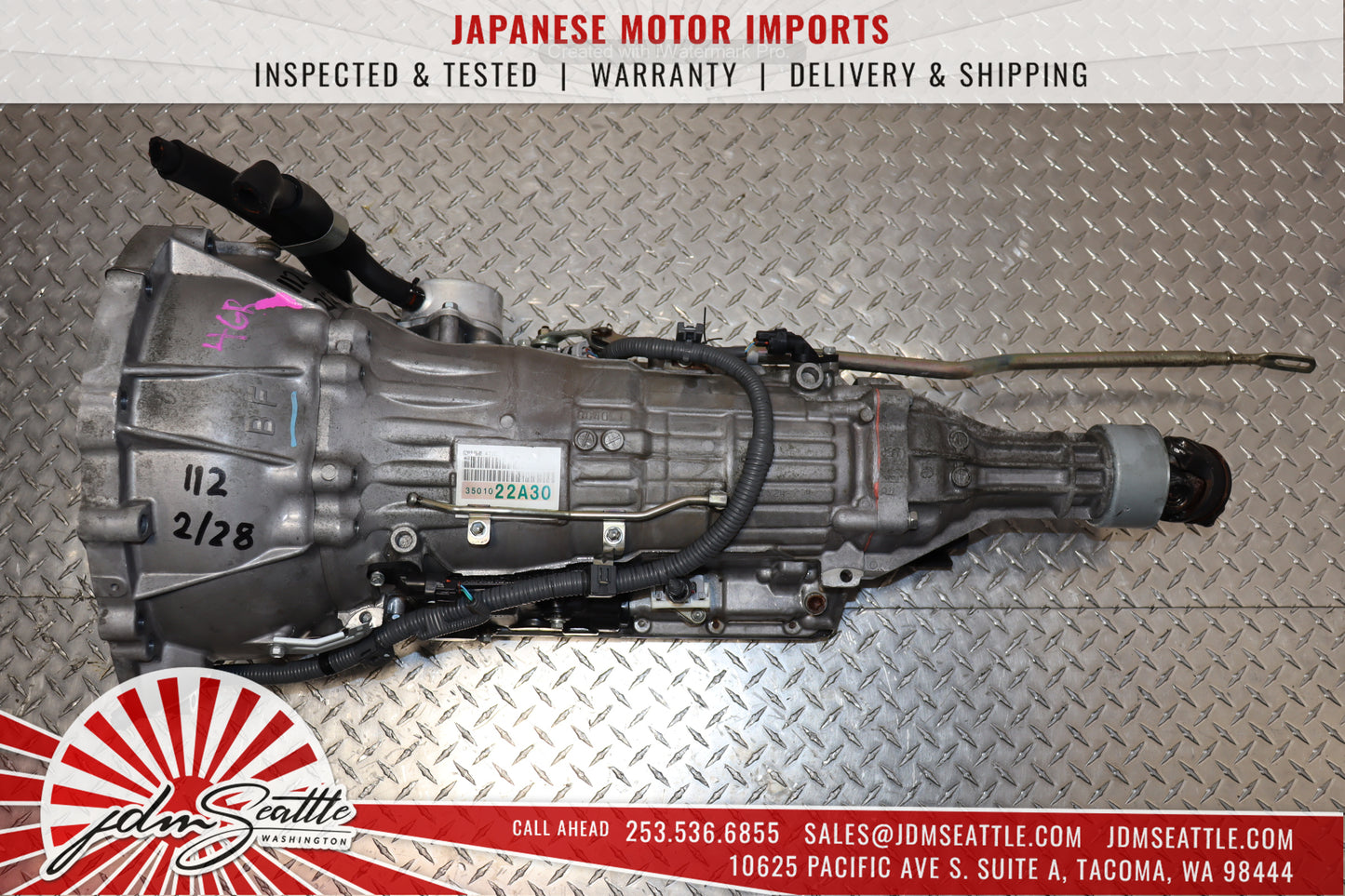 JDM 4GR V6 RWD AUTOMATIC TRANSMISSION 05-15 LEXUS IS250 / 12-15 GS250 / 06 GS300/ TOYOTA CROWN ROYAL & MARK X 4GR-FSE