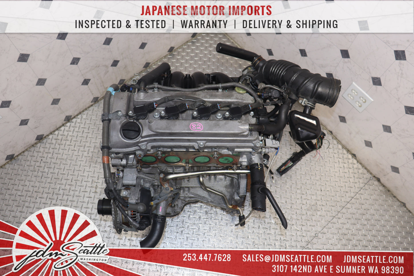 JDM 04-08 TOYOTA RAV4 2.4L ENGINE DOHC 2AZ 08-15 SCION XB MOTOR