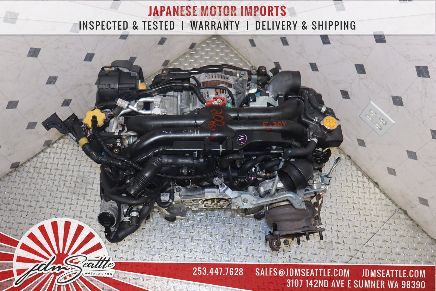 JDM EJ20Y DUAL AVCS 08-14 SUBARU IMPREZA WRX FORESTER 2.0L REPLACEMENT TO 2.5L EJ255 ENGINE