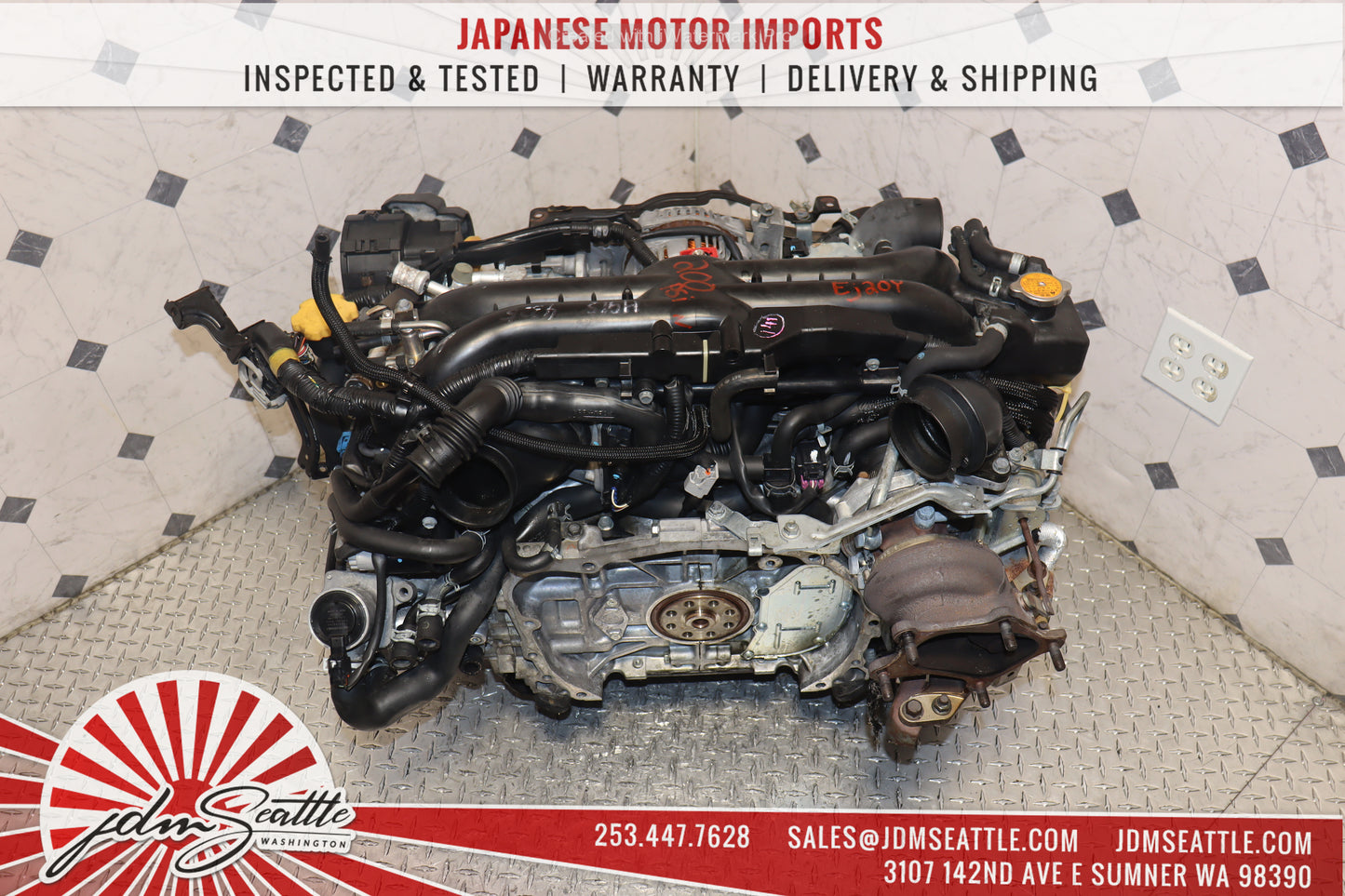 JDM EJ20Y DUAL AVCS 08-14 SUBARU IMPREZA WRX FORESTER 2.0L REPLACEMENT TO 2.5L EJ255 ENGINE