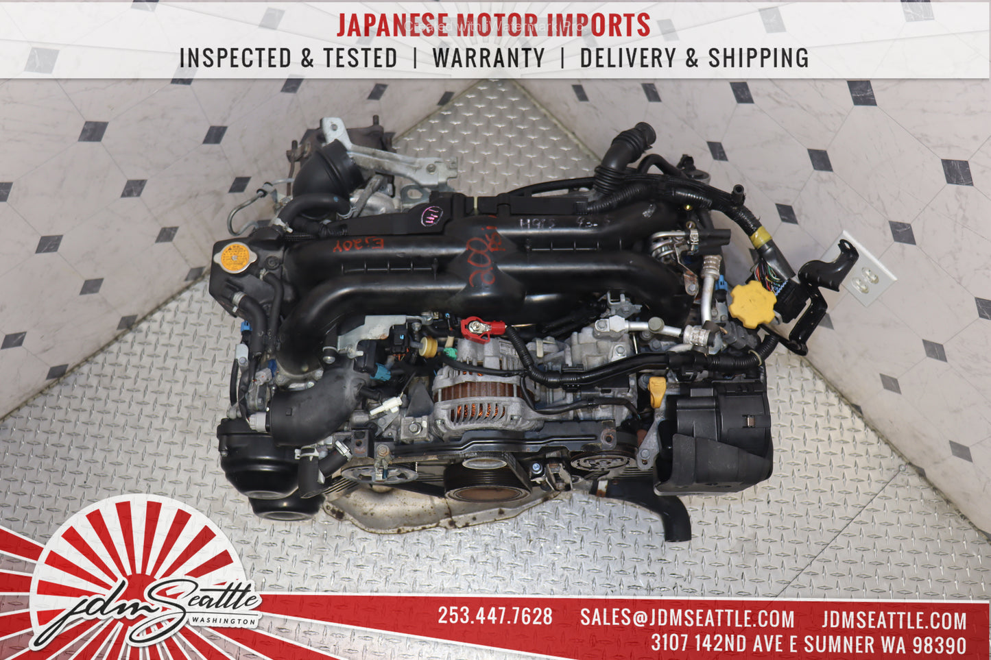 JDM EJ20Y DUAL AVCS 08-14 SUBARU IMPREZA WRX FORESTER 2.0L REPLACEMENT TO 2.5L EJ255 ENGINE