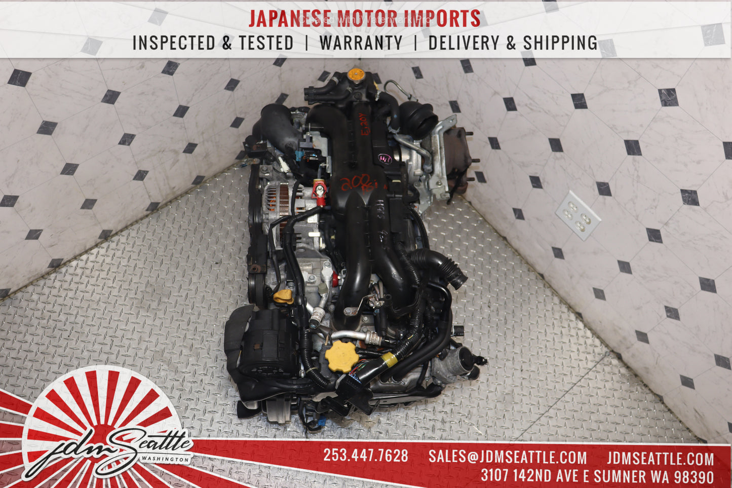 JDM EJ20Y DUAL AVCS 08-14 SUBARU IMPREZA WRX FORESTER 2.0L REPLACEMENT TO 2.5L EJ255 ENGINE