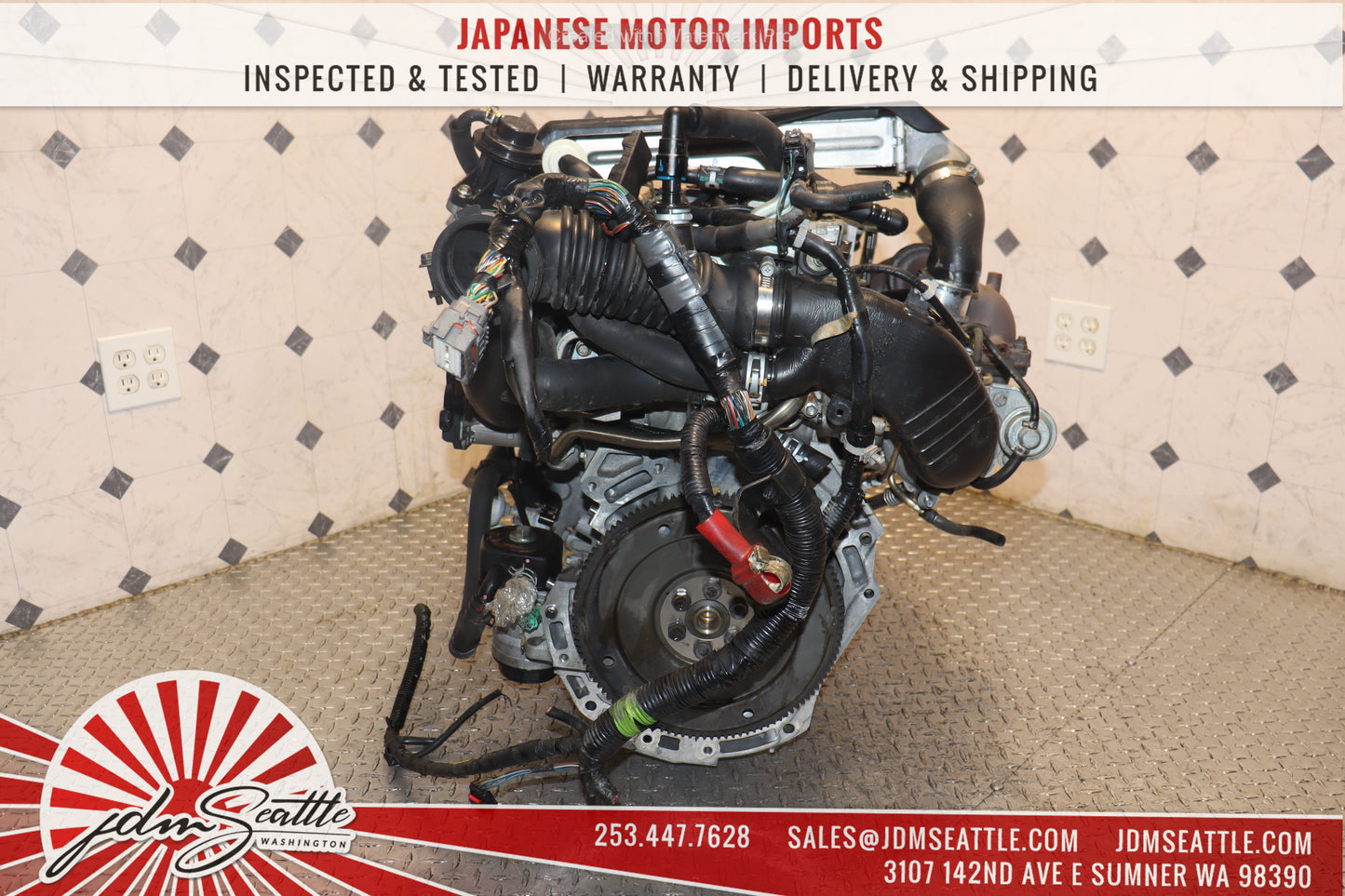 JDM L3-VDT MOTOR 2006 - 2012 MAZDASPEED 3 / CX-7 2.3L 4CYL TURBO ENGINE