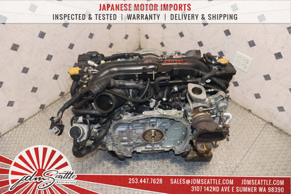 JDM EJ205 SUBARU IMPREZA WRX 2008 - 2014 TURBO 2.0L SINGLE AVCS ENGINE REPLACEMENT FOR EJ255