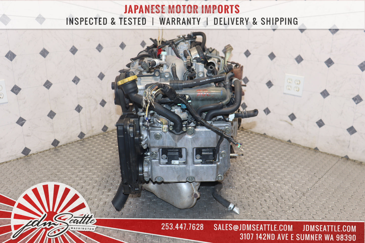 JDM EJ205 MOTOR 04 05 SUBARU IMPREZA WRX 2.0L 4CYL DOHC TURBO AVCS ENGINE EJ20T