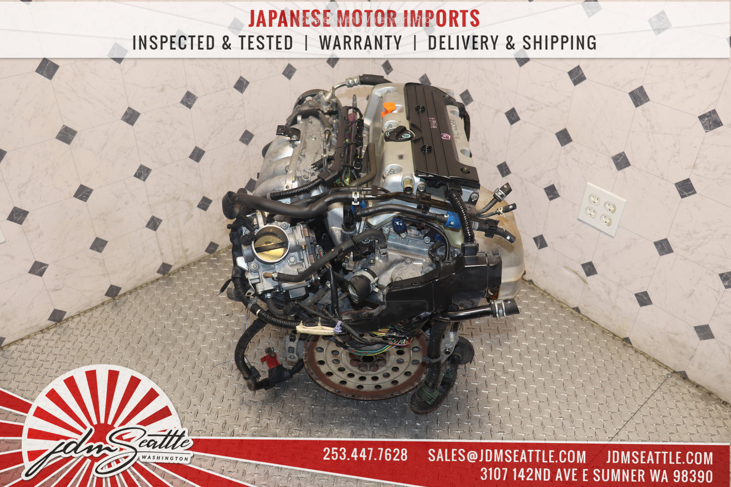 JDM K24A RBB-3 MOTOR 2004- 2008 ACURA TSX 2.4L DOHC IVTEC HIGH COMP 3-LOBE ENGINE