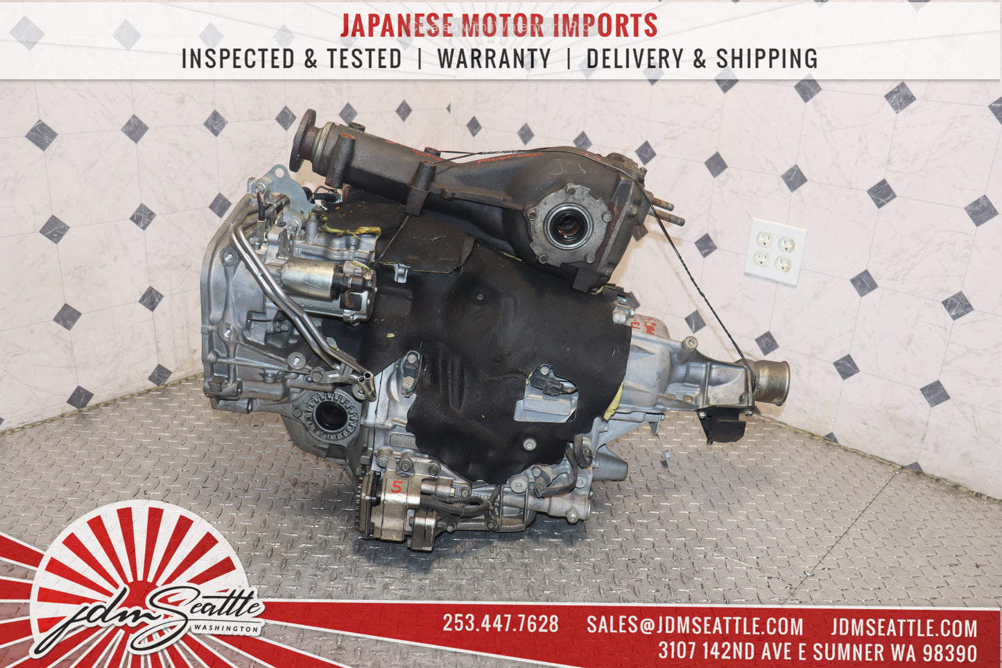 JDM FB25 2013 2014 SUBARU OUTBACK 2.5L AUTOMATIC AWD CVT TRANSMISSION W/ DIFF