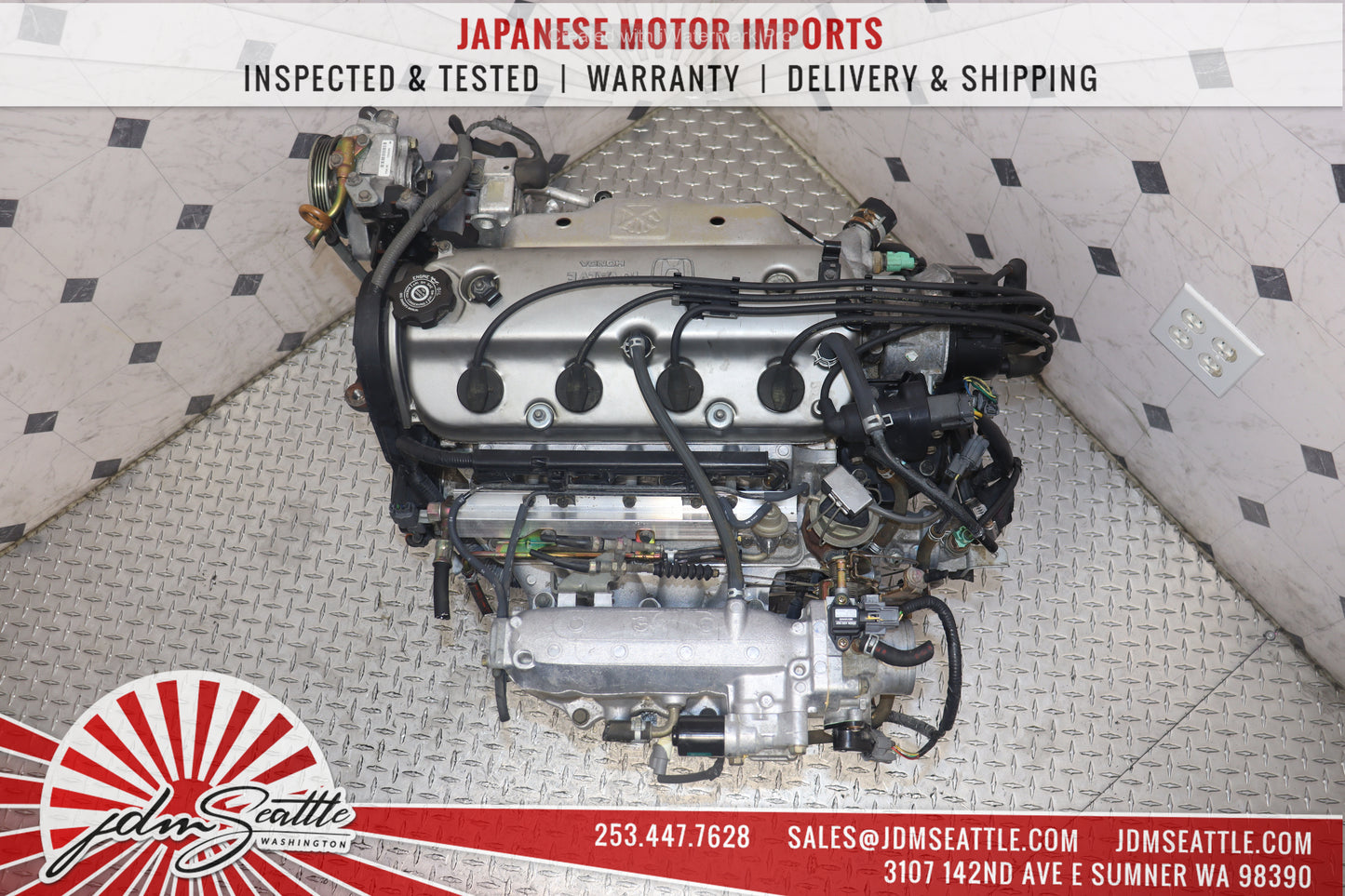 JDM F22B MOTOR 1994 - 1997 HONDA ACCORD 2.2L SOHC 16 VALVE NON VTEC ENGINE