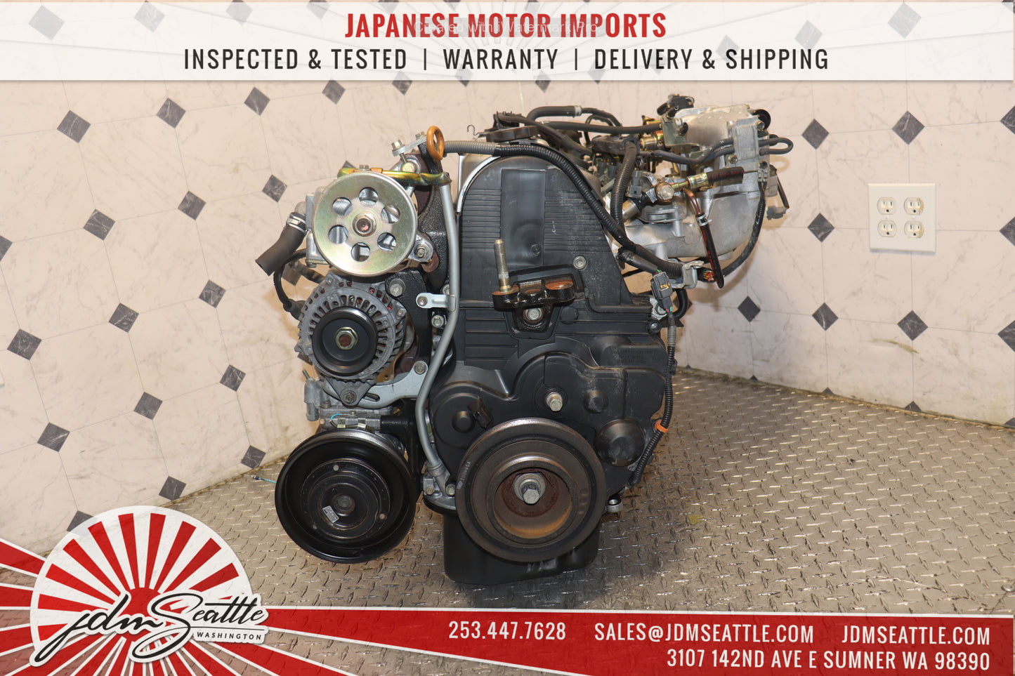 JDM F22B MOTOR 1994 - 1997 HONDA ACCORD 2.2L SOHC 16 VALVE NON VTEC ENGINE