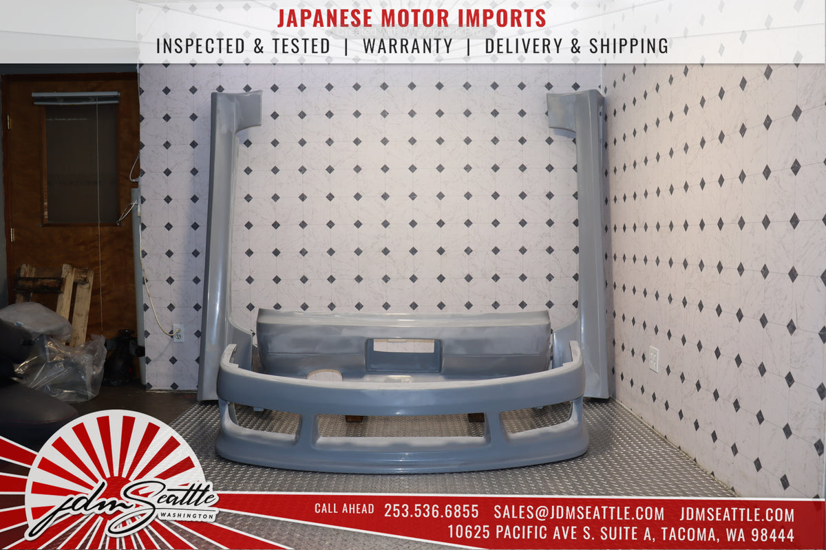 JDM 94-98 NISSAN SILVIA S14 KOUKI BODY KIT FRONT/REAR BUMPER & SIDE SKIRTS VERTEX STYLE