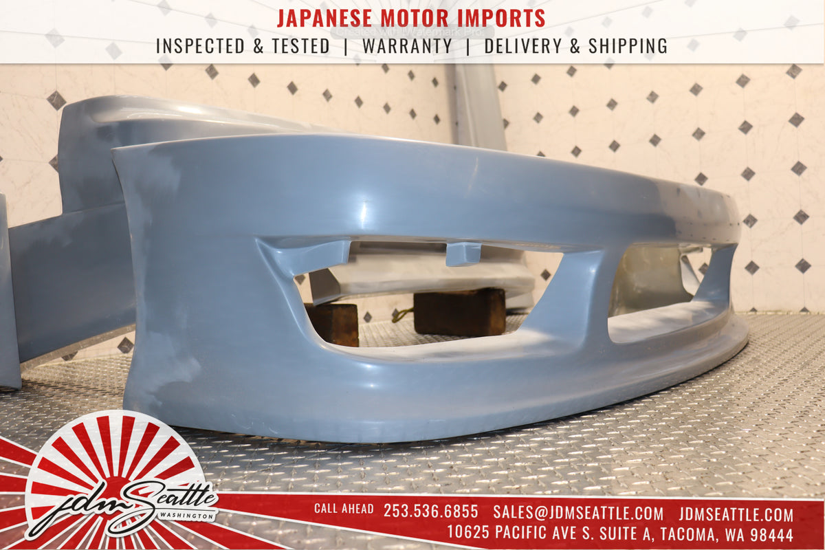 JDM 94-98 NISSAN SILVIA S14 KOUKI BODY KIT FRONT/REAR BUMPER & SIDE SKIRTS VERTEX STYLE