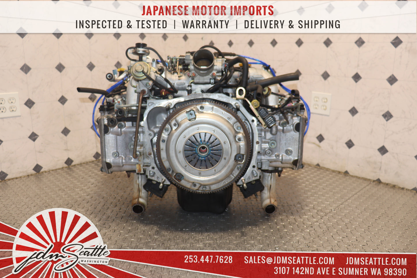 JDM EJ25 MOTOR 1998 - 1999 SUBARU LEGACY OUTBACK FORESTER 2.5L DOHC ENGINE