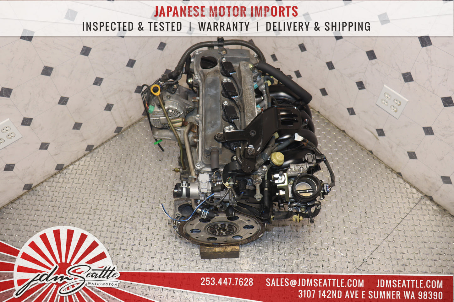 JDM 2AZ-FE 2002 - 2009 TOYOTA CAMRY / 2001 - 2006 HIGHLANDER 2.4L 4CYL ENGINE