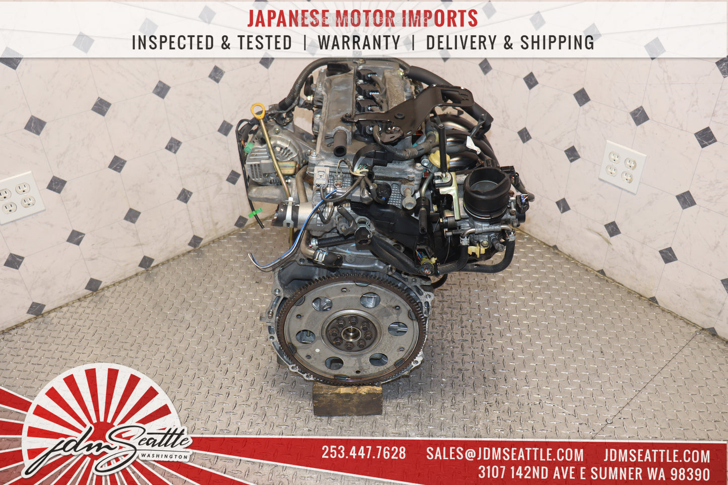 JDM 2AZ-FE 2002 - 2009 TOYOTA CAMRY / 2001 - 2006 HIGHLANDER 2.4L 4CYL ENGINE