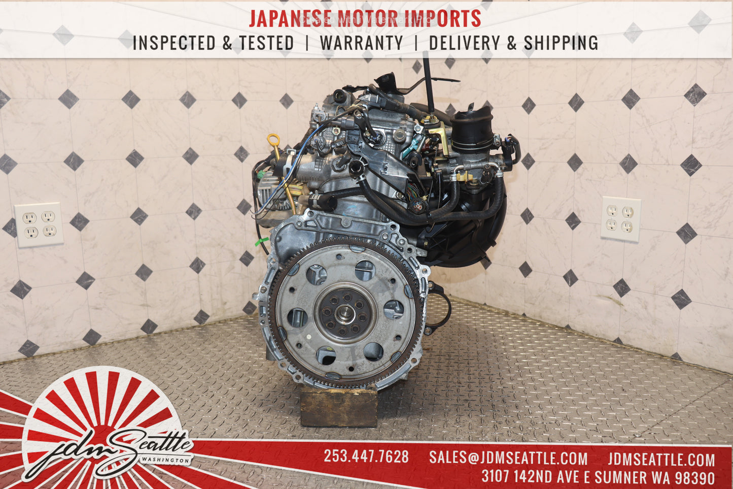 JDM 2AZ-FE 2002 - 2009 TOYOTA CAMRY / 2001 - 2006 HIGHLANDER 2.4L 4CYL ENGINE