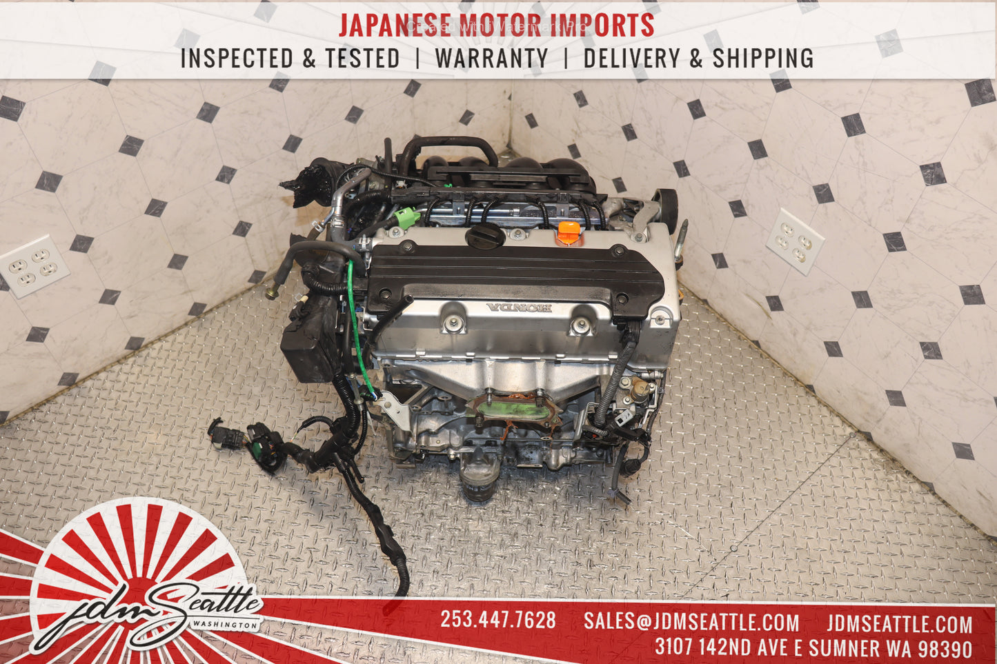 JDM K24A 2.4L MOTOR RB3 08-12 ACCORD 09-15 ACURA TSX 11-15 HONDA CRV ENGINE