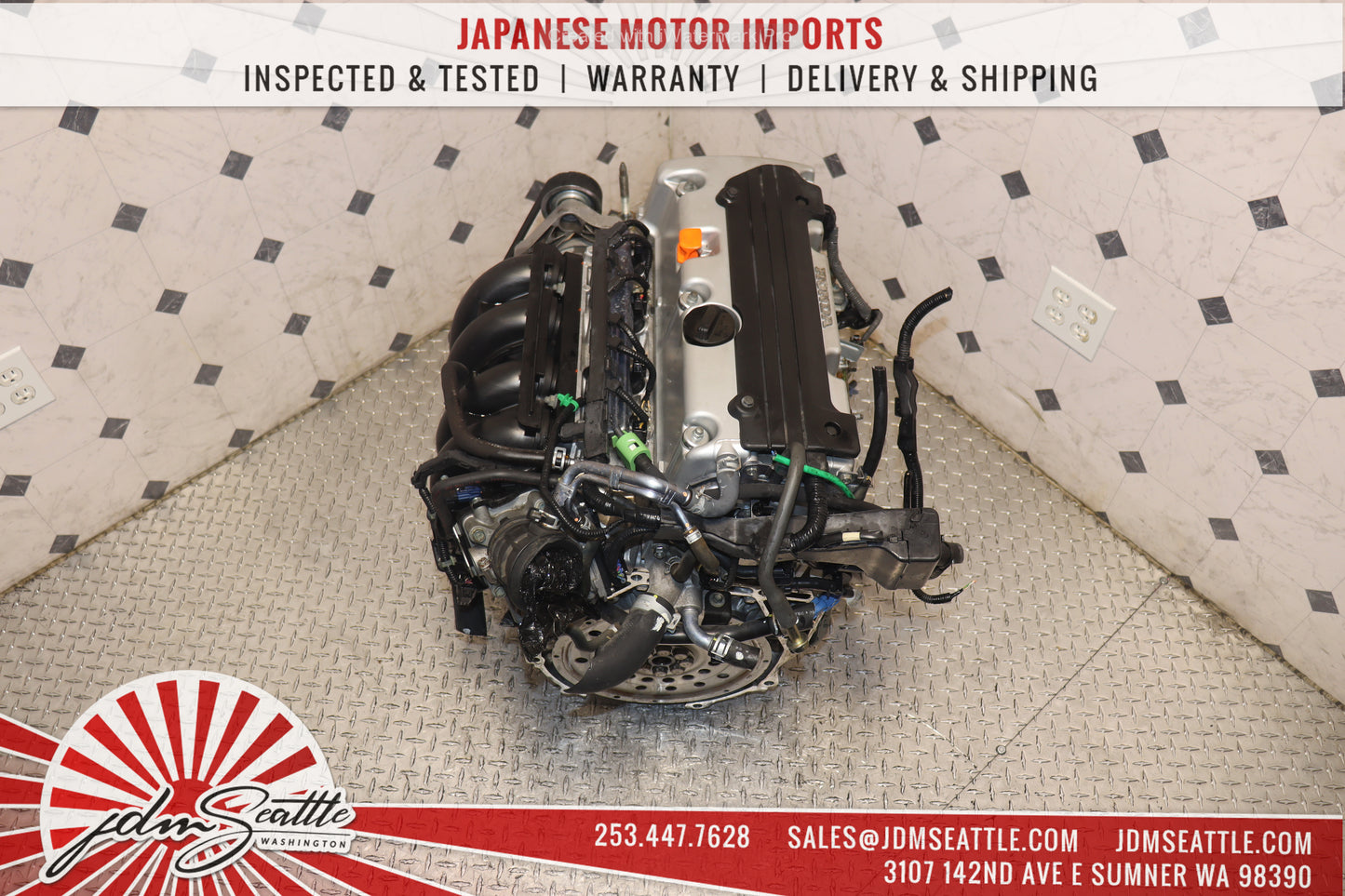 JDM K24A 2.4L MOTOR RB3 08-12 ACCORD 09-15 ACURA TSX 11-15 HONDA CRV ENGINE