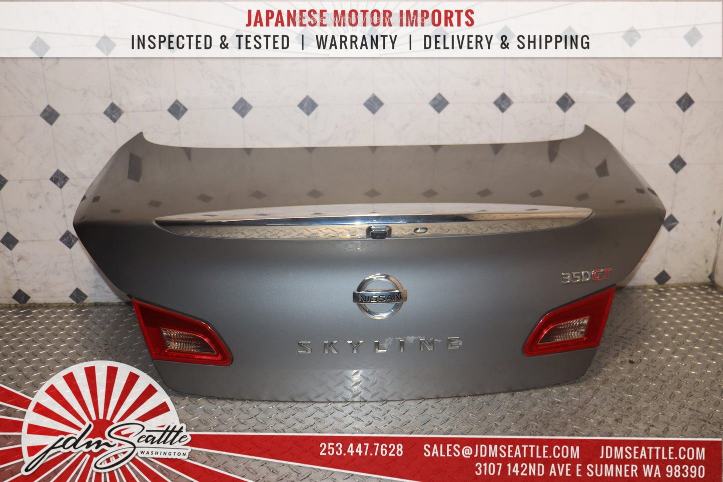 JDM NISSAN SKYLINE 350GT / 2007 2008 INFINITI G35 / 2009 INFINITI G37 SEDAN COMPLETE FRONT END NOSE CUT CONVERSION