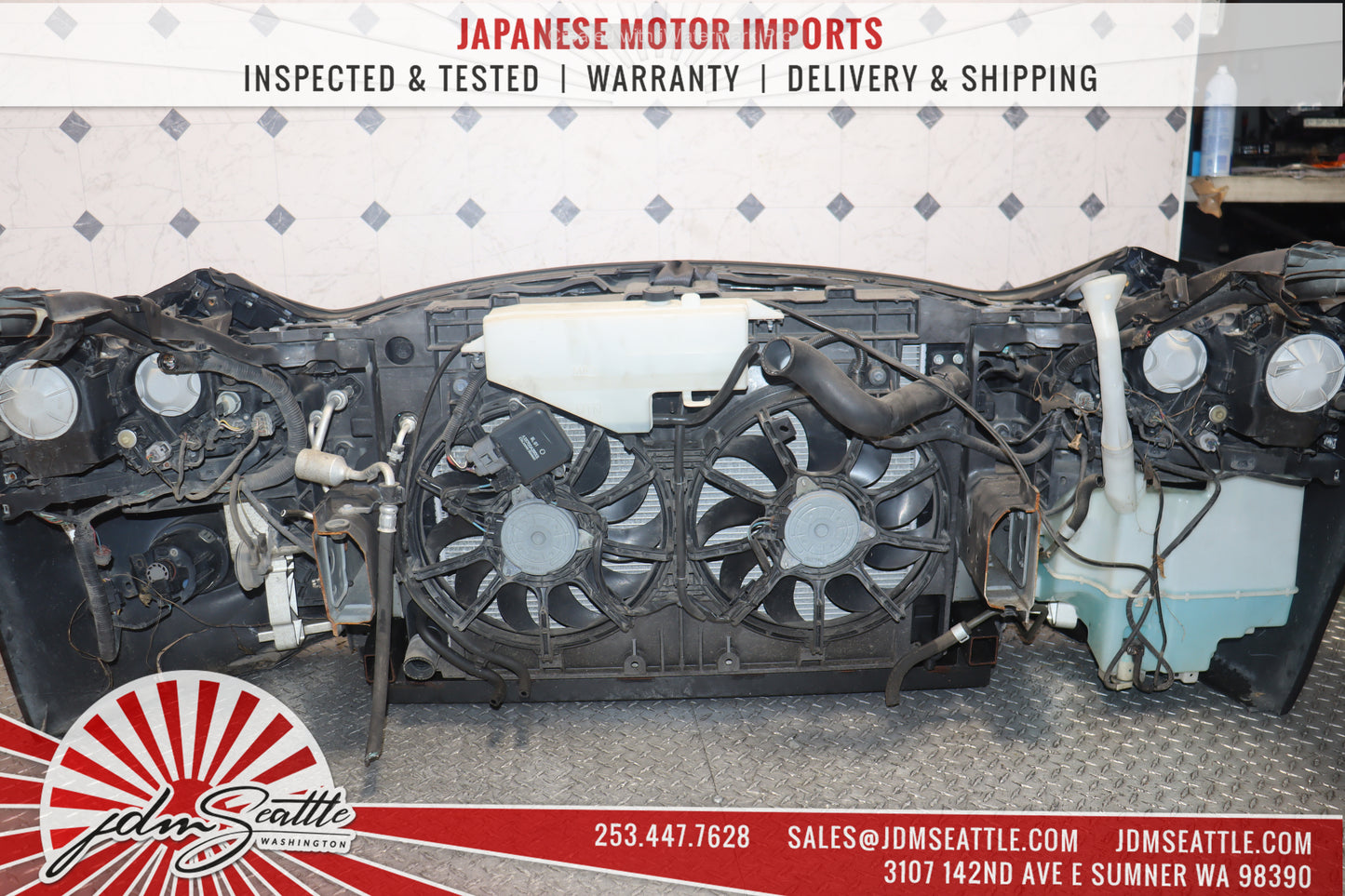 JDM NISSAN FUGA 370GT / 2010 - 2013 INFINITI M37 COMPLETE FRONT-END NOSE CUT CONVERSION