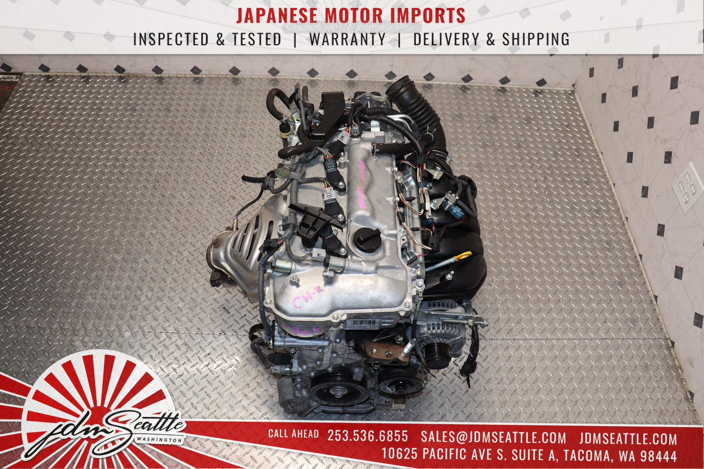 JDM Toyota C-HR Engine 2018-2022 3ZR-FAE 2.0L VVTi MOTOR TOYOTA CHR 18 19 20 21 22