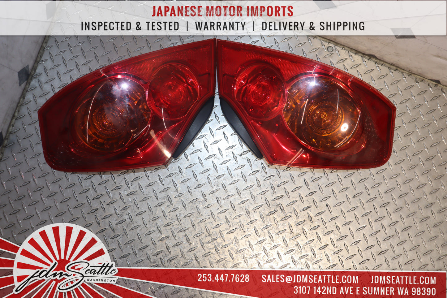 JDM NISSAN SKYLINE 350GT / 2007 2008 INFINITI G35 / 2009 INFINITI G37 SEDAN COMPLETE FRONT END NOSE CUT CONVERSION