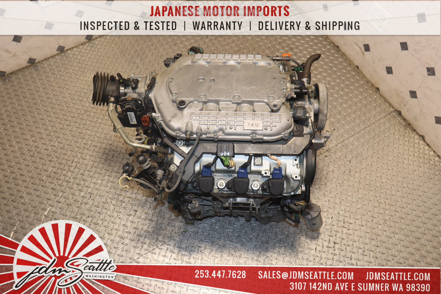 JDM J35A SOHC VTEC MOTOR 3.5L ACURA MDX 03-06/06-08 HONDA RIDGELINE/05-08 ACURA RL ENGINE