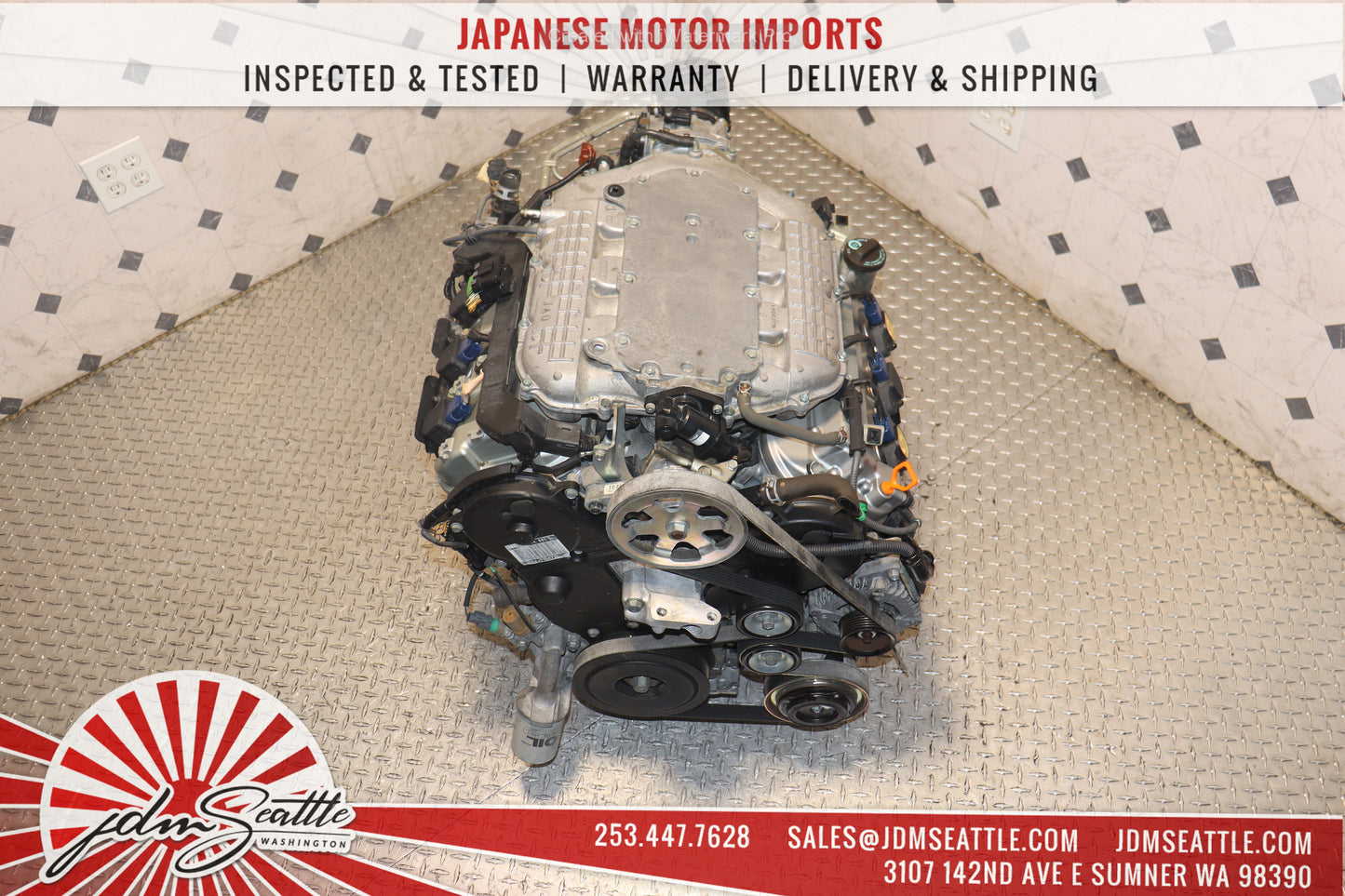 JDM J35A SOHC VTEC MOTOR 3.5L ACURA MDX 03-06/06-08 HONDA RIDGELINE/05-08 ACURA RL ENGINE