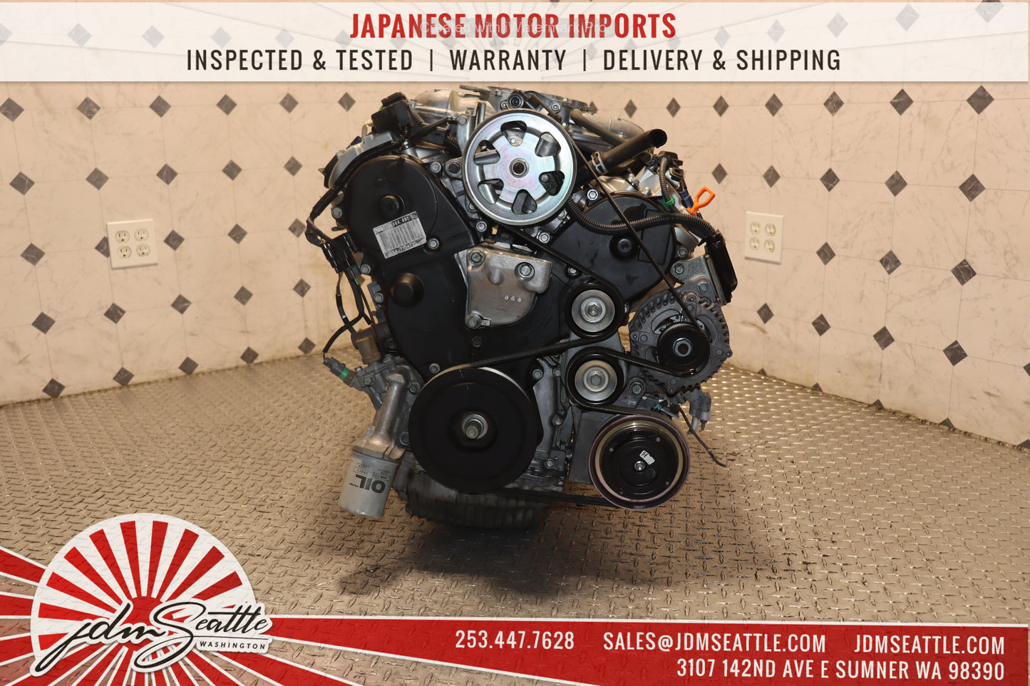 JDM J35A SOHC VTEC MOTOR 3.5L ACURA MDX 03-06/06-08 HONDA RIDGELINE/05-08 ACURA RL ENGINE