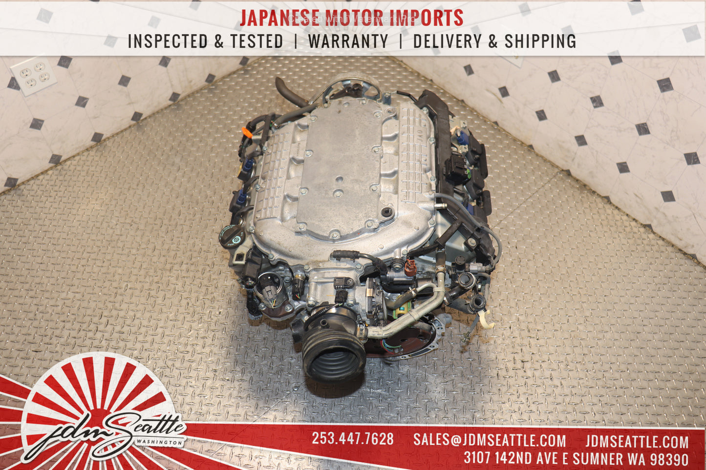 JDM J35A SOHC VTEC MOTOR 3.5L ACURA MDX 03-06/06-08 HONDA RIDGELINE/05-08 ACURA RL ENGINE