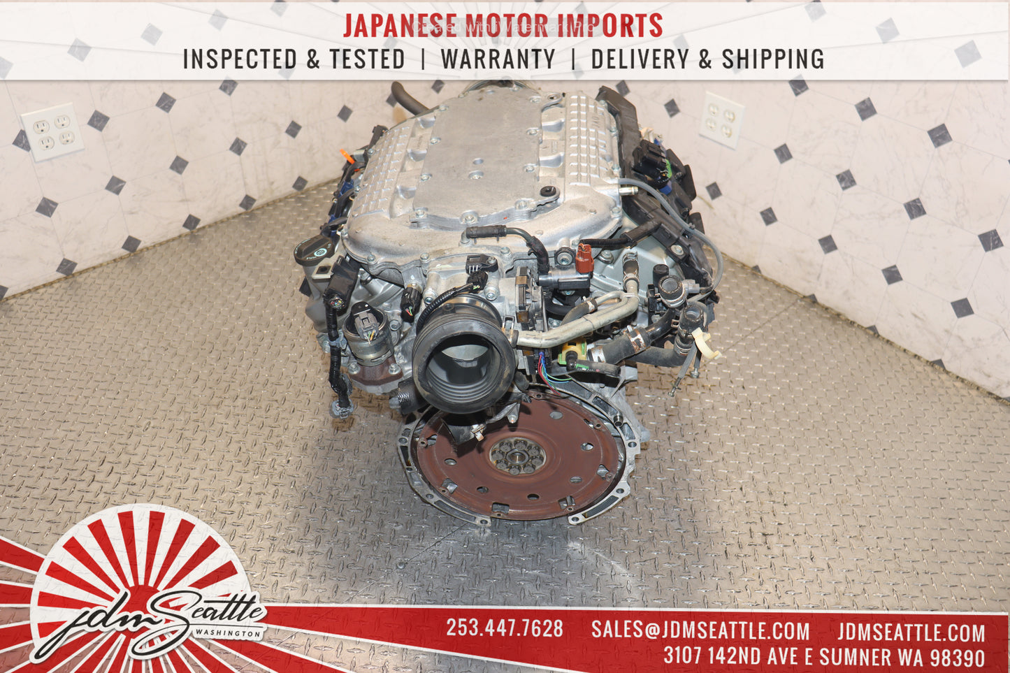 JDM J35A SOHC VTEC MOTOR 3.5L ACURA MDX 03-06/06-08 HONDA RIDGELINE/05-08 ACURA RL ENGINE