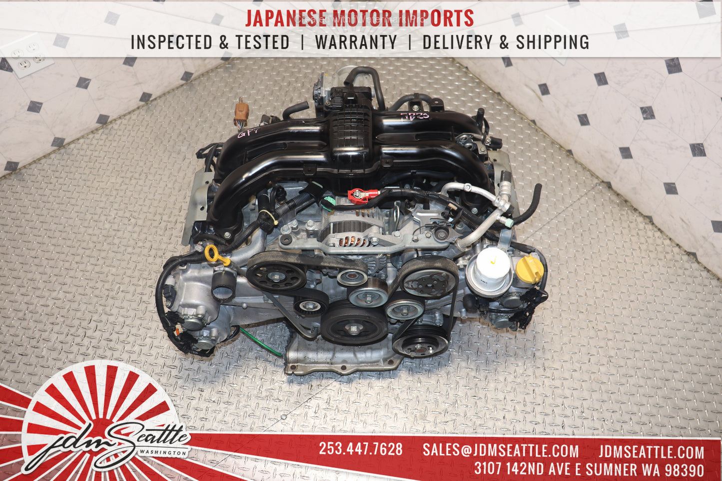 JDM FB20 AVCS ENGINE 12-15 SUBARU XV CROSSTREK 12-15 IMPREZA 2.0L DOHC MOTOR