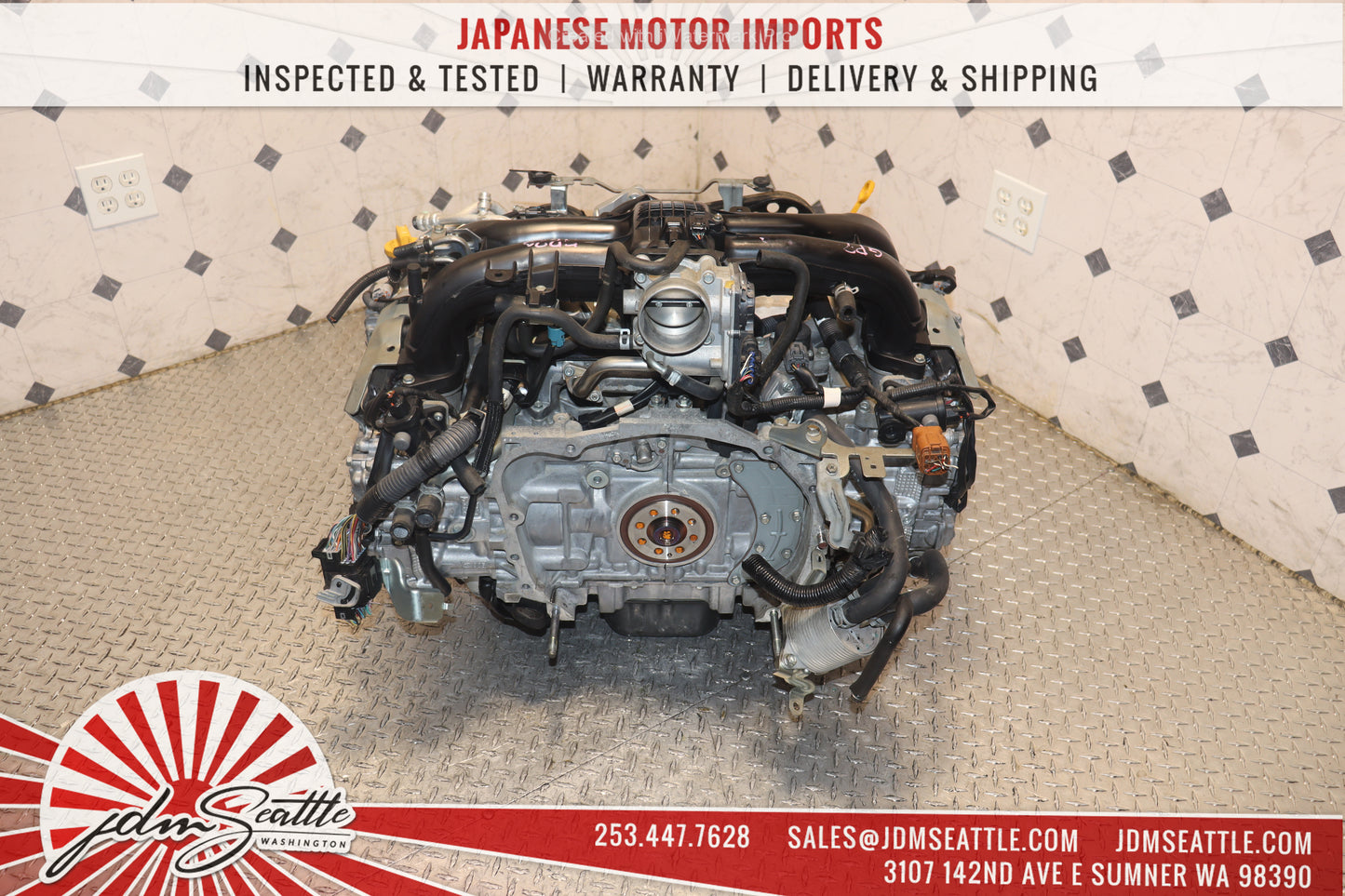 JDM FB20 AVCS ENGINE 12-15 SUBARU XV CROSSTREK 12-15 IMPREZA 2.0L DOHC MOTOR