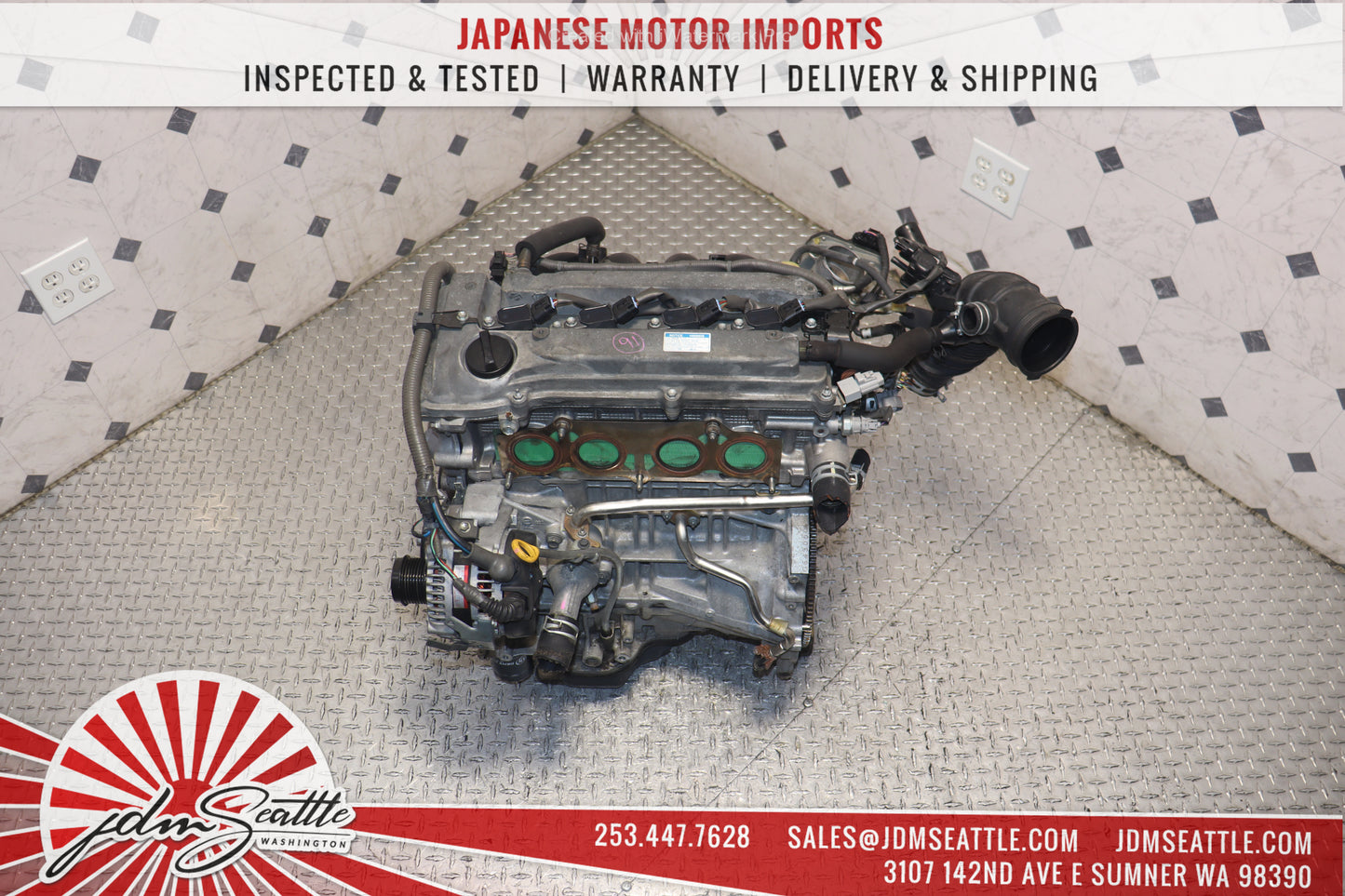 JDM 2AZ-FE 2008 - 2015 SCION XB / 2004 - 2008 TOYOTA RAV4 2.4L 4CYL DOHC ENGINE 2AZ