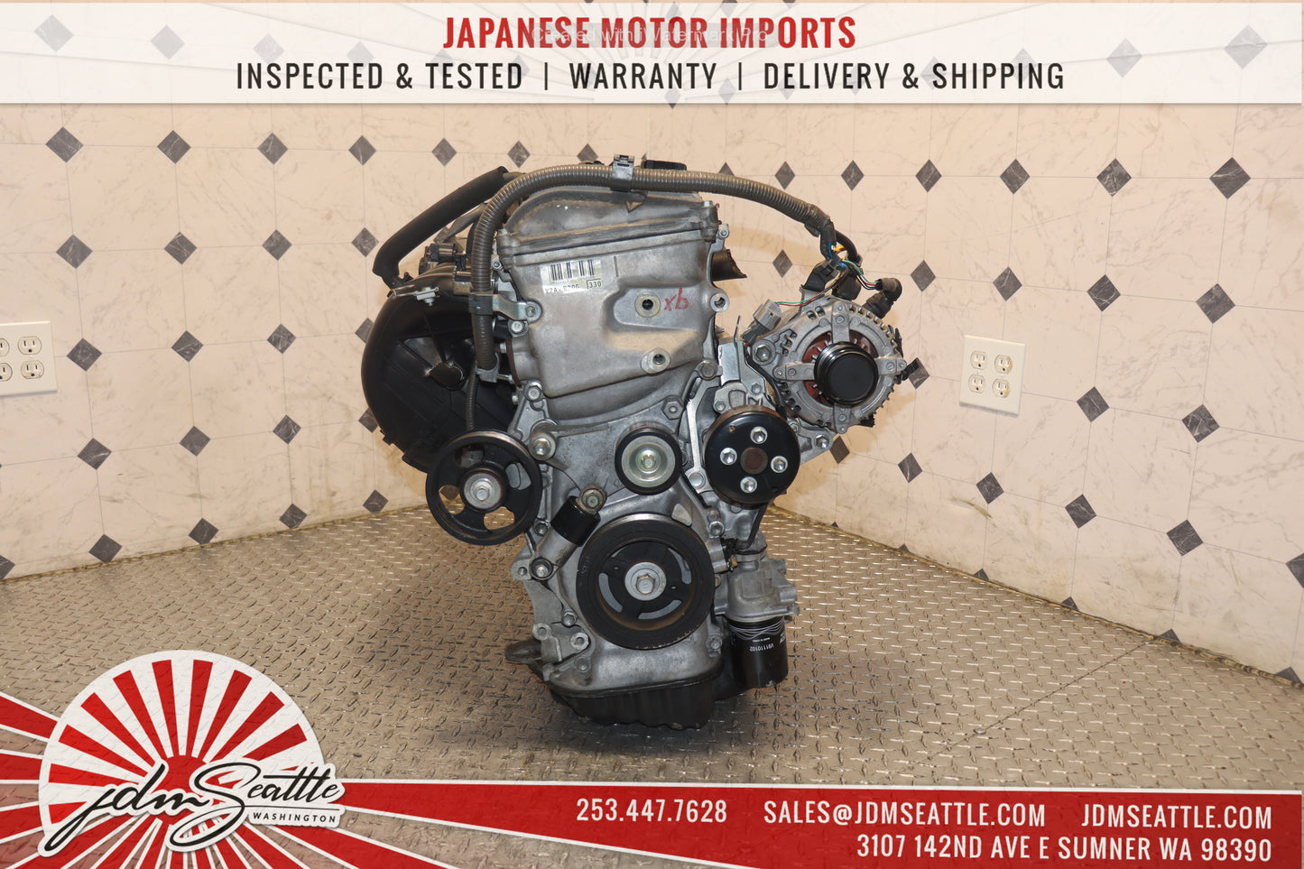 JDM 2AZ-FE 2008 - 2015 SCION XB / 2004 - 2008 TOYOTA RAV4 2.4L 4CYL DOHC ENGINE 2AZ