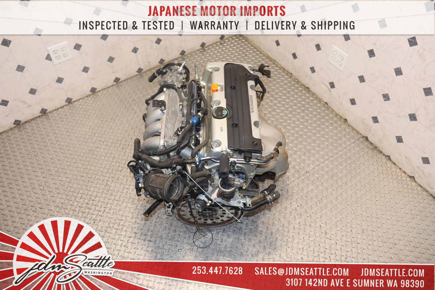 JDM K24A ENGINE 2003 - 2007 HONDA ACCORD ELEMENT VTEC 2.4L 4CYL K24 MOTOR RAA