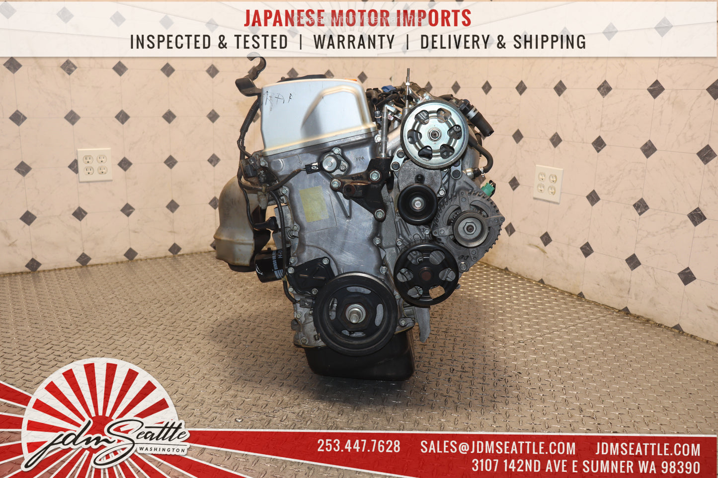 JDM K24A ENGINE 2003 - 2007 HONDA ACCORD ELEMENT VTEC 2.4L 4CYL K24 MOTOR RAA