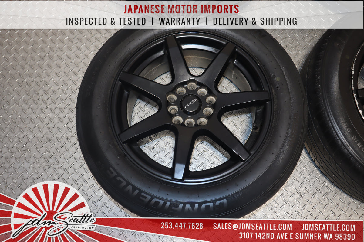 JDM RACELINE 131B EVO SET OF 4 WHEELS RIMS ONLY TIRES ARE INCLUDED