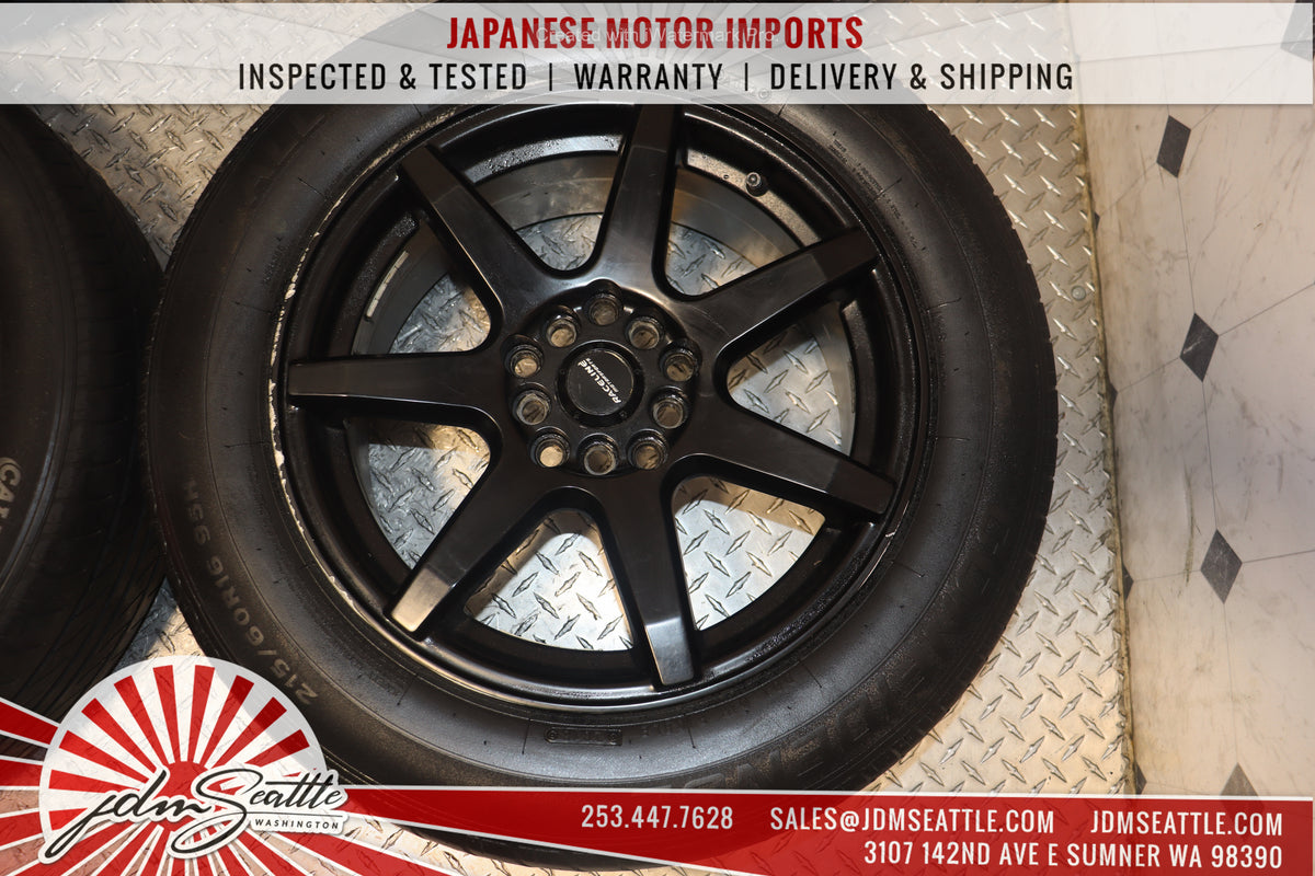 JDM RACELINE 131B EVO SET OF 4 WHEELS RIMS ONLY TIRES ARE INCLUDED