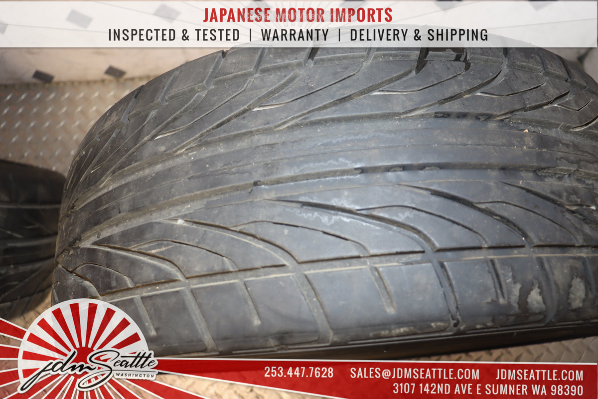 JDM MONZA WHEELS SET OF 4 / 215/45R17 / 5X100 / 17X7JJ PRICE IS FOR RIMS TIRES ARE INCLUDED