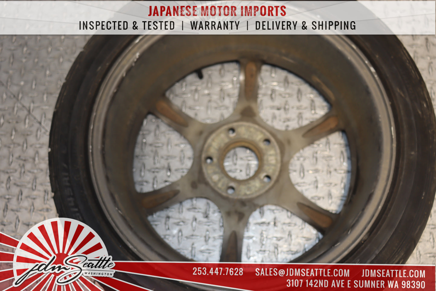 JDM MONZA WHEELS SET OF 4 / 215/45R17 / 5X100 / 17X7JJ PRICE IS FOR RIMS TIRES ARE INCLUDED