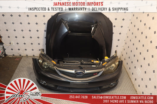 JDM 2008 - 2014 SUBARU IMPREZA WRX STI GRB V10 COMPLETE FRONT END NOSE CUT