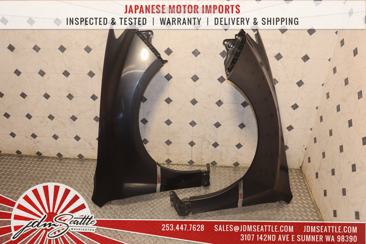 JDM 2008 - 2014 SUBARU IMPREZA WRX STI GRB V10 COMPLETE FRONT END NOSE CUT