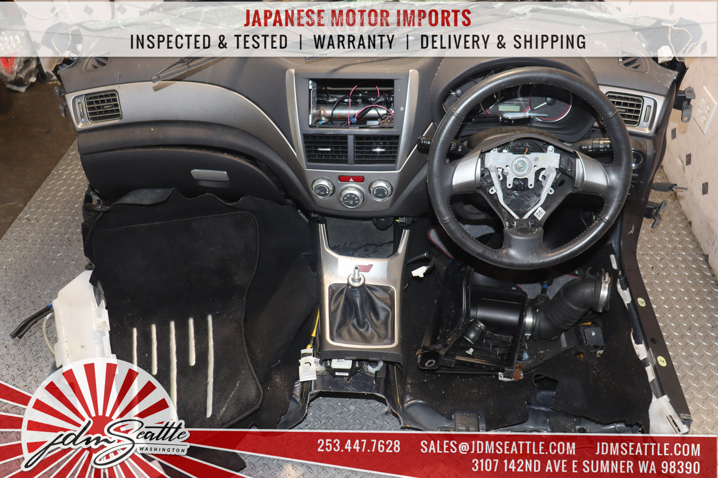 JDM 2008 - 2014 SUBARU IMPREZA WRX STI GRB GVF COMPLETE RHD CONVERSION
