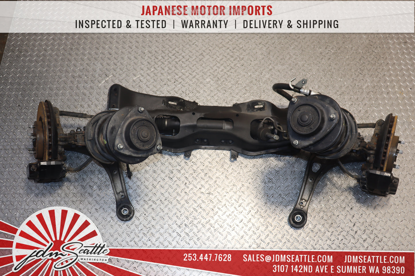 JDM 2008 - 2014 SUBARU IMPREZA WRX STI COMPLETE FRONT & REAR SUBFRAMES