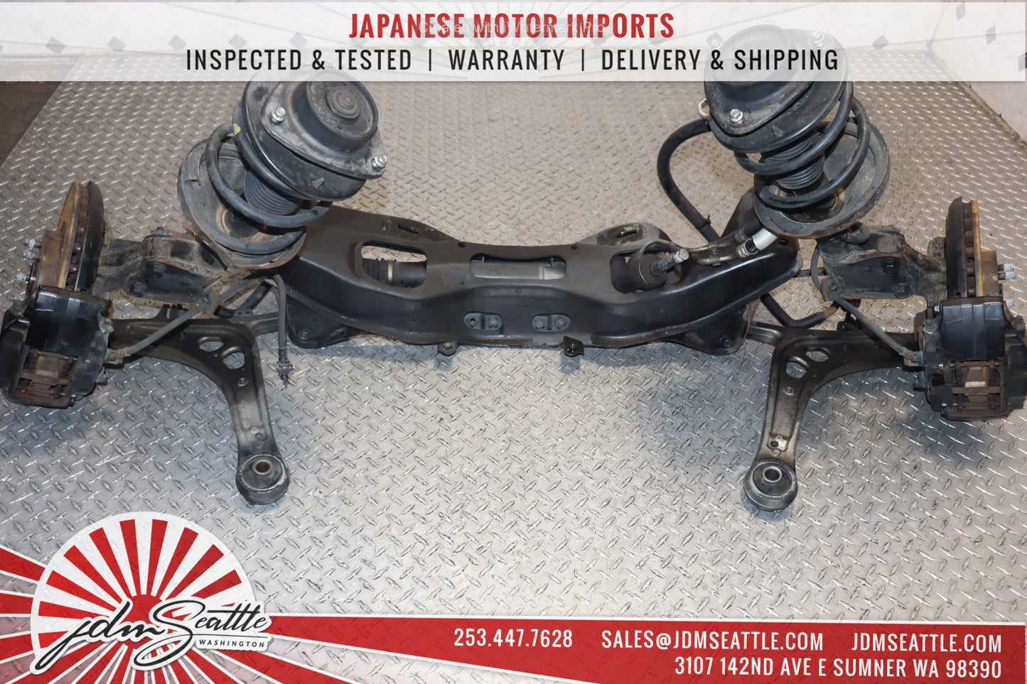 JDM 2008 - 2014 SUBARU IMPREZA WRX STI COMPLETE FRONT & REAR SUBFRAMES