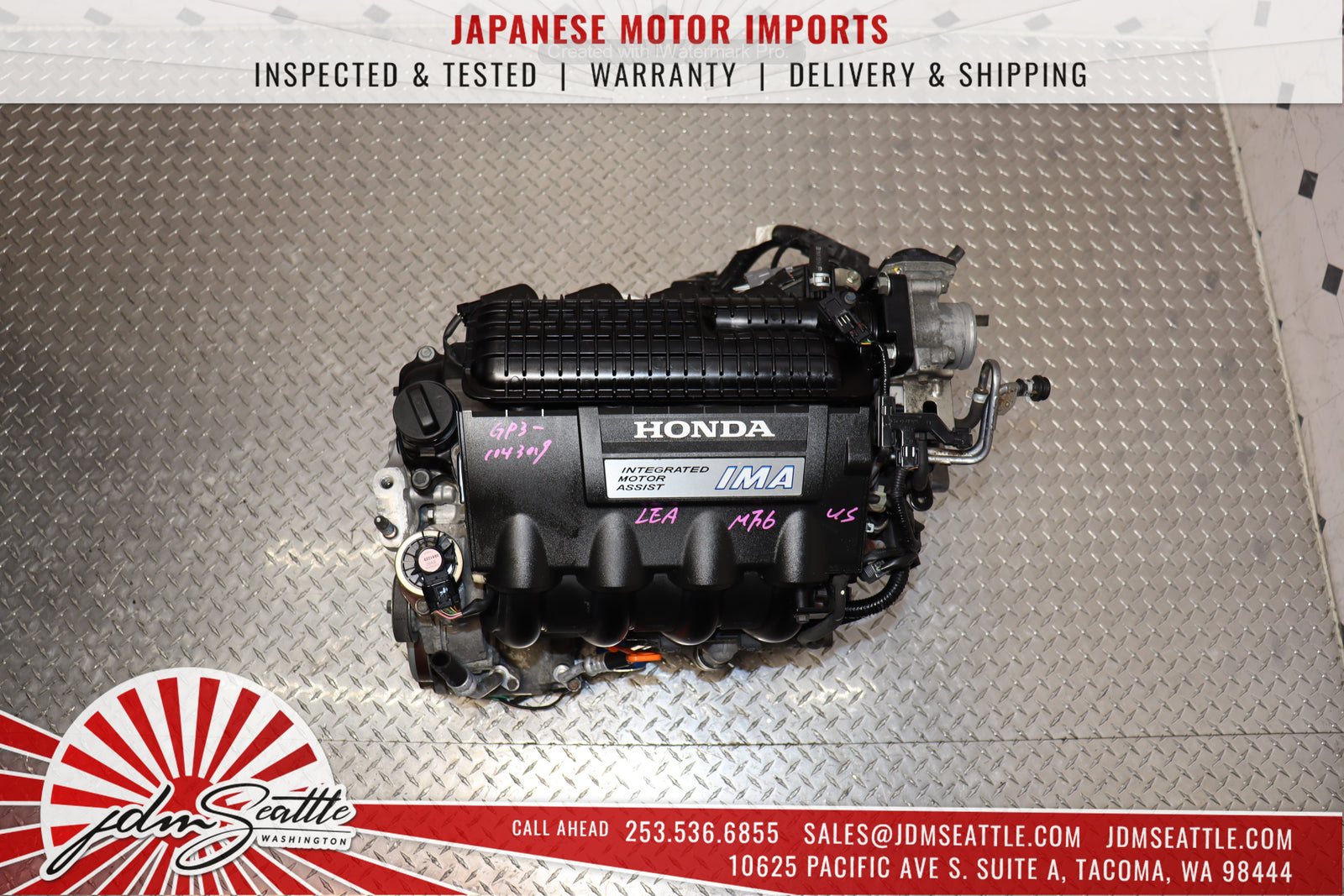 JDM LEA IMA 1.5L ENGINE for 2011-2016 HONDA CRZ CR-Z MOTOR 11 12 13 14 15 16