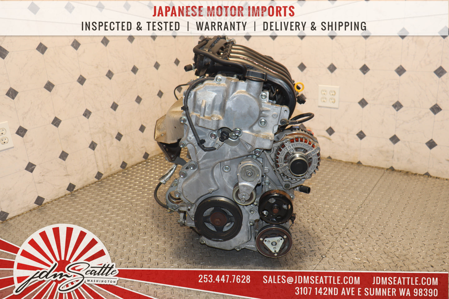 JDM MR18 1.8L MR18DE DOHC ENGINE 07-12 NISSAN VERSA MOTOR